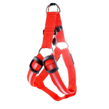 LED Nylon Pet Safety Harness